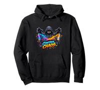 Control the Chaos Urban Street Art Graphic Pullover Hoodie