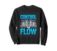 Control The Flow Chemical Process Engineer Plant Sweatshirt