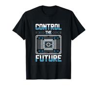 Control The Future Coding Gamer Circuit Tech T-Shirt