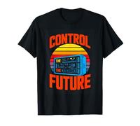 Control The Future Retro Sci Fi Gamer Aesthetic T-Shirt