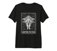 Control The Void - Sci-Fi Starship Design Blueprint Fighter Premium T-Shirt