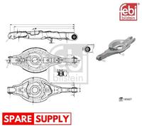 CONTROL/TRAILING ARM, WHEEL SUSPENSION FOR MAZDA FEBI BILSTEIN 185607