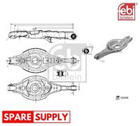 CONTROL/TRAILING ARM, WHEEL SUSPENSION FOR MAZDA FEBI BILSTEIN 185608
