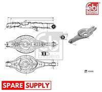 CONTROL/TRAILING ARM, WHEEL SUSPENSION FOR MAZDA FEBI BILSTEIN 185608