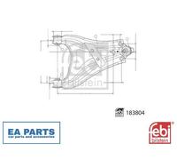 Control/Trailing Arm, wheel suspension for RENAULT ARKANA FEBI BILSTEIN 183804