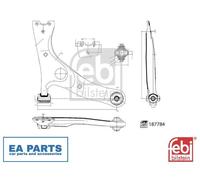 Control/Trailing Arm, wheel suspension for TOYOTA RAV 4 FEBI BILSTEIN 187784
