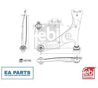 Control/Trailing Arm, wheel suspension for TOYOTA RAV 4 FEBI BILSTEIN 187785