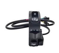 Control Turn Signal Horn Motorcycle Handlebar Switch Electric Throttle Horn Gear Button Universal With 7/8 Inch 22MM