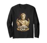 Control What You Can Stoic Philosophy Greek Statue Long Sleeve T-Shirt