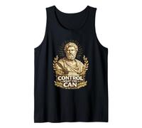 Control What You Can Stoic Philosophy Greek Statue Tank Top