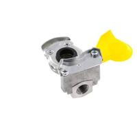 Control Yellow Aluminum Gladhand Coupling M16x1.5 Female Threads DIN 74342
