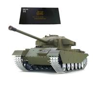 ControlCraze 1/16 Scale RC British MK5 Centurion Tank, 2.4GHz Remote Control Military Vehicle Model with Infrared Combat Battle System, Army Green, Professional Version