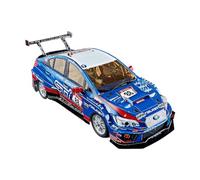 ControlCraze 3D Metal Rally Race Car Puzzles, 1:43 Scale Mini Car Model with Working Light, DIY Creative Assembly Kits, 2024 Christmas Ornament