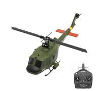 ControlCraze 6CH RC Helicopter Model,YUXIANG F07 1/34 Scale UH-1 Huey 2.4G 6CH Brushless Direct-Drive 3D/6G Flybarless RC Helicopter Model with Optical Flow Positioning (RTF Version/Mode1/Mode2)
