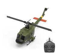 ControlCraze 6CH RC Helicopter Model,YUXIANG F07 1/34 Scale UH-1 Huey 2.4G 6CH Brushless Direct-Drive 3D/6G Flybarless RC Helicopter Model with Optical Flow Positioning (RTF Version/Mode1/Mode2)