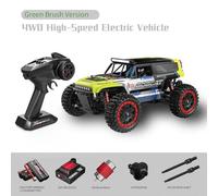 ControlCraze RC Crawlers, S912 1/16 Scale 2.4G 4WD Brushed Full-Proportional High-Speed RC Drift Car, Gift for Him (Two Batteries/Green)