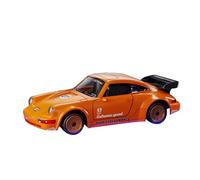 ControlCraze RC Drift Car 1:43 Scale, Full Proportional Alloy Mini Racing RC Car with Opening Doors, RTR Electric Remote Control Drift Vehicle Gift for Adults & Collectors, Perfect (Orange)
