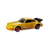 ControlCraze RC Drift Car 1:43 Scale, Full Proportional Alloy Mini Racing RC Car with Opening Doors, RTR Electric Remote Control Drift Vehicle Gift for Adults & Collectors, Perfect (Yellow)