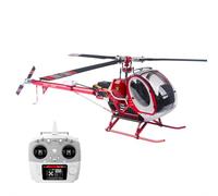 ControlCraze RC Flybarless Helicopter, JCZK 300C PRO Helicopter, 2.4G 12CH, H1 PRO Flight Controller and GPS Positioning, Xmas Gift 2025, LED Navigation Lights, RTF Version, Red