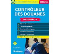Contrôleur des douanes - Tout-en-un (Catégorie B - Concours 2022-2023)