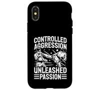 Controlled Aggression unleashed Passion Muay Thai Case for iPhone X/XS