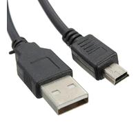 Controller Charger Cable for PS3 - 6ft Extra Long Mini USB Charging Lead with Magnetic Ring - Compatible with PlayStation 3, PS3 Slim, PS Move Controllers, GoPro, Dash Cam, MP3 Players and More