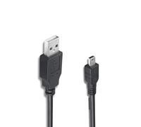 Controller Charger Cable for PS3, USB A to USB B Extra Long 3M,Magnetic Mini USB Cable for Sony Playstation 3/ PS3 Slim/PS Move Controllers,Dash cam cable,MP3 Player,Digital Cameras
