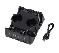 Controller Charging Station for, 4 in 1 Charging Dock for Controller, Move and VR, Dual Fast Charger Stand with LED Indicator and Extra USB Ports