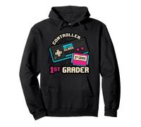 Controller Class 1st Grader First Grade Retro Gamer Kid Pullover Hoodie