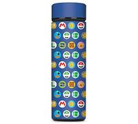 Controller Gear Officially Licensed Nintendo Stainless Steel Vacuum Insulated Water Bottle Super Mario and Luigi Icons" 17 oz