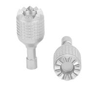 Controller, Rc Controller Accessories 2Pcs Drone Remote Controller Sticks Aluminum Alloy Silver CNV Machining UAV Joystick Motion Controller Drone Remote Controller Thumb Stick