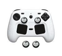 Controller Shell Cover with Anti Slip Texture, Silicone Case and 2 Thumb Caps for Storage, Carry, and Home Play Gamepad Sleeve Grip Protector Handle Wrap Port Opening Carry Pouch Joystick Cap Shell