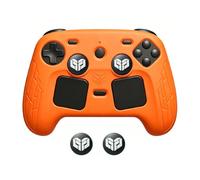 Controller Shell Cover with Anti Slip Texture, Silicone Case and 2 Thumb Caps for Storage, Carry, and Home Play Gamepad Sleeve Grip Protector Handle Wrap Port Opening Carry Pouch Joystick Cap Shell