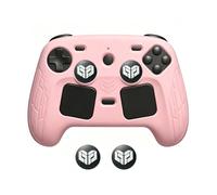 Controller Shell Cover with Anti Slip Texture, Silicone Case and 2 Thumb Caps for Storage, Carry, and Home Play Gamepad Sleeve Grip Protector Handle Wrap Port Opening Carry Pouch Joystick Cap Shell