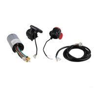 Controller Unit with LCD Screen and Brake for 24V 36V Electric Scooters Featuring Carbon Fiber Structural Elements (24V250W+Data Cable)