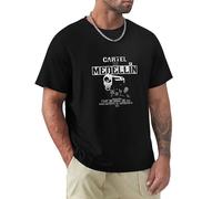 controlli Cartel Medelin Escobar Colombia Cartel Medellin Running T-Shirt Graphic Tee Mens Funny Shirt Black S