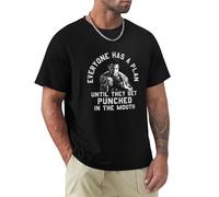 controlli Mike Tyson T-Shirt, Boxing Everyone Has A Plan Black S