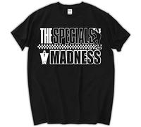 controlli The Specials Band Graphic Bad Manners The Selecter Madness SKA Black-T-Shirt Black 3XL