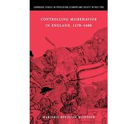 Controlling Misbehavior in England, 1370–1600 – Cambridge University Press