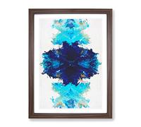 Controlling The Darkness Abstract Framed Print | A2 Walnut Framed Wall Art | Ready to Hang | Abstract Fantasy Picture | Living Room Bedroom Lounge Office