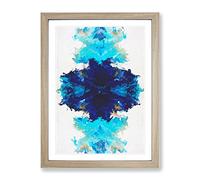 Controlling The Darkness Abstract Framed Print | A3 Oak Framed Wall Art | Ready to Hang | Abstract Fantasy Picture | Living Room Bedroom Lounge Office