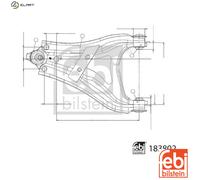 FEBI BILSTEIN 183802 Suspension arm