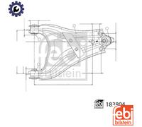 FEBI BILSTEIN 183804 Suspension arm