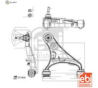 FEBI BILSTEIN 185763 Suspension arm