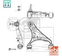 FEBI BILSTEIN 185763 Suspension arm