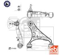 FEBI BILSTEIN 185763 Suspension arm