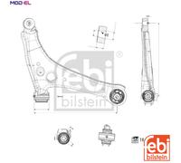 Control Arm Fits Mercedes OE 9103302600 Febi 185905