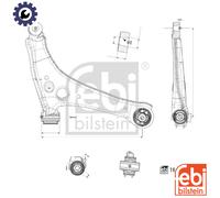 Control Arm Fits Mercedes OE 9103302600 Febi 185905