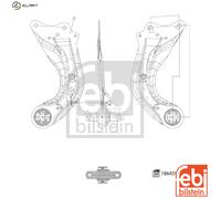 FEBI BILSTEIN 186459 Suspension arm