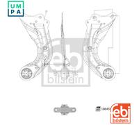 FEBI BILSTEIN 186459 Suspension arm